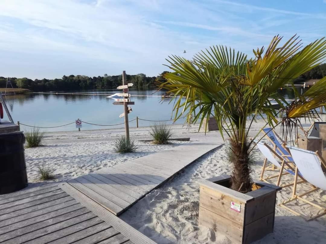 Neu! Ferienhaus Sonnenschein Am Badesee Aurich Buitenkant foto